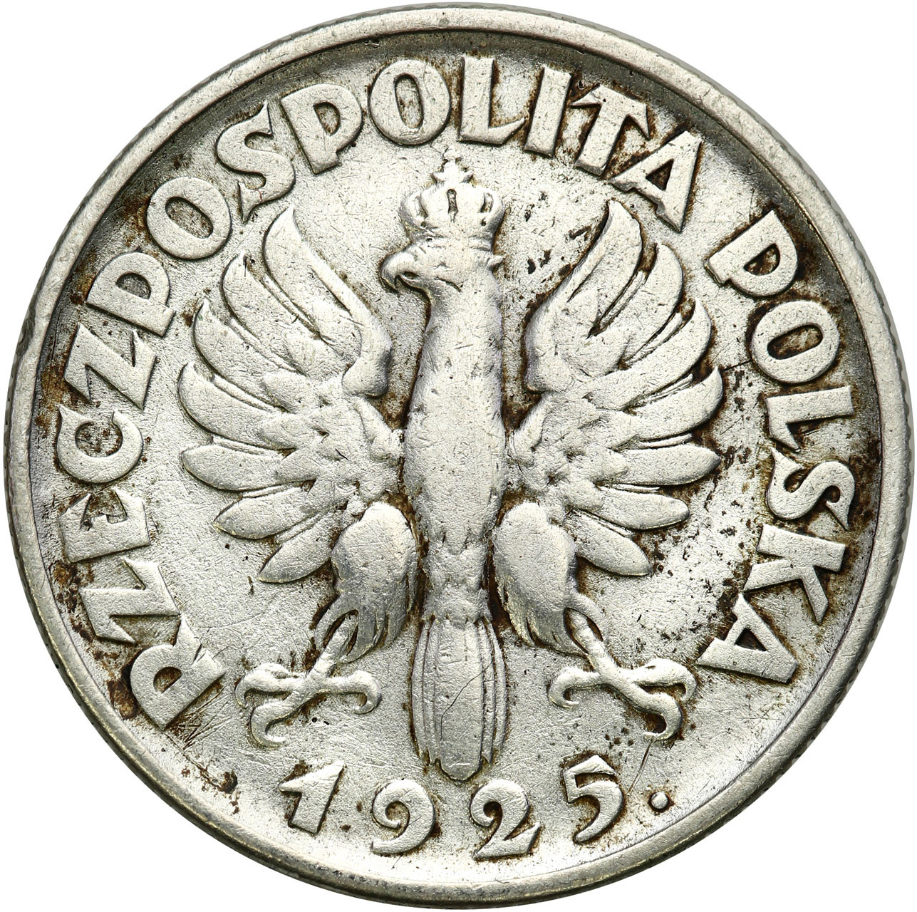 II RP. 1 złoty 1925, Londyn - PIĘKNE